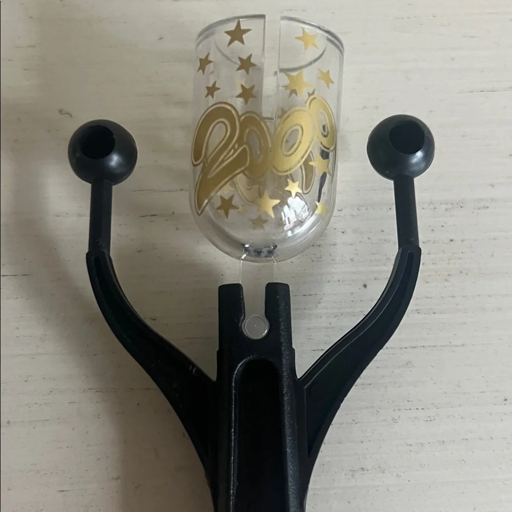 Y2K NYE Black and Gold Wall Decor with Star Design